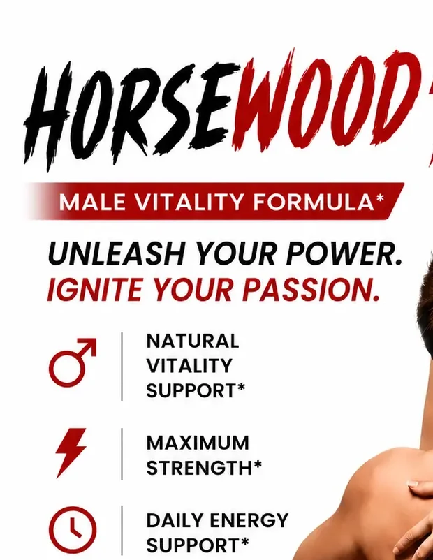 Horsewood male vitality formula - natural vitality, maximum strength and daily energy support
